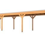 Douglas overkapping, 302 x 1164 cm Verando, Origin